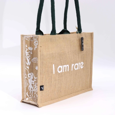 Hop Hare Jute Big Bag - I am Rare Hop Hare Jute Big Bag - I am Rare