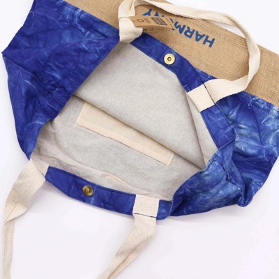 All Natural Bag - Blue Stonewash - Mandala - Harmony All Natural Bag - Blue Stonewash - Mandala - Harmony