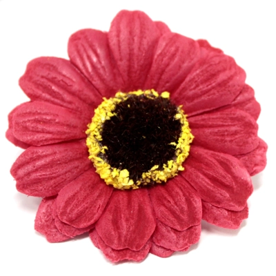 10x Craft Soap Flowers - Sml Sunflower - Red 10x Craft Soap Flowers - Sml Sunflower - Red