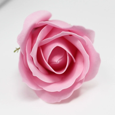 10x Craft Soap Flowers - Med Rose - Blush 10x Craft Soap Flowers - Med Rose - Blush