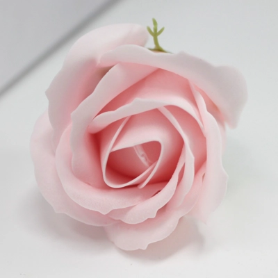 10x Craft Soap Flowers - Med Rose - Pink 10x Craft Soap Flowers - Med Rose - Pink