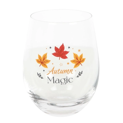 Autumn Magic Stemless Glass Autumn Magic Stemless Glass