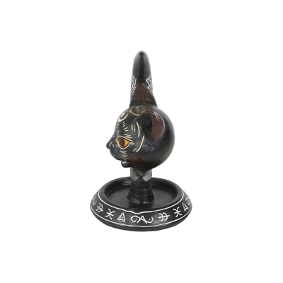 Black Cat Moon Backflow Incense Burner Black Cat Moon Backflow Incense Burner