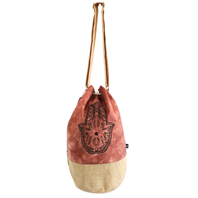 All Natural Backpack - Terracotta Stonewash - Hamsa All Natural Backpack - Terracotta Stonewash - Hamsa