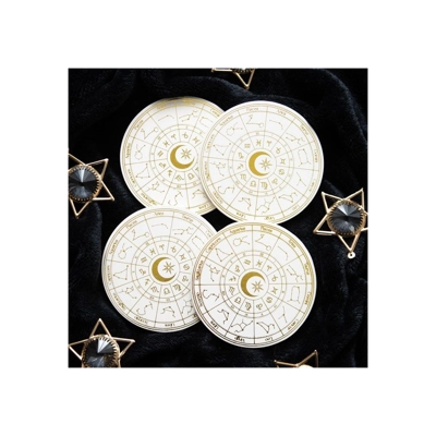 Astrology Wheel Coaster Set Astrology Wheel Coaster Set