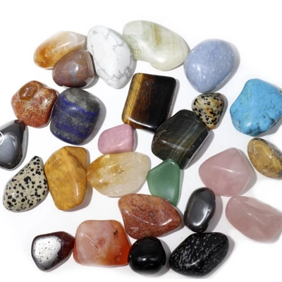 1x Lucky Dip Mixed Tumble Stones - o.5kg (aprox. 25 stones)