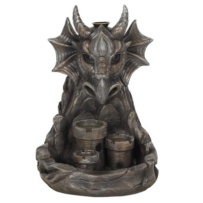Grey Dragon Backflow Incense Burner Grey Dragon Backflow Incense Burner