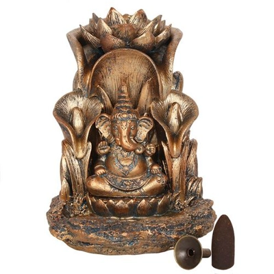 Bronze Ganesh Backflow Incense Burner Bronze Ganesh Backflow Incense Burner