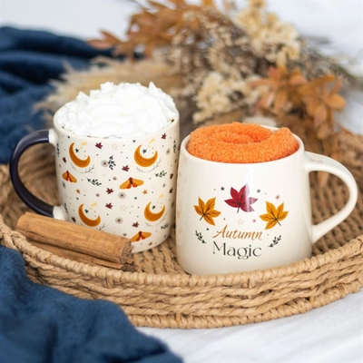 Autumn Magic Mug and Socks Set Autumn Magic Mug and Socks Set