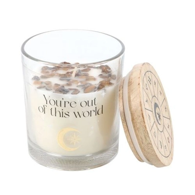 Vanilla Stardust Crystal Chip Candle Vanilla Stardust Crystal Chip Candle
