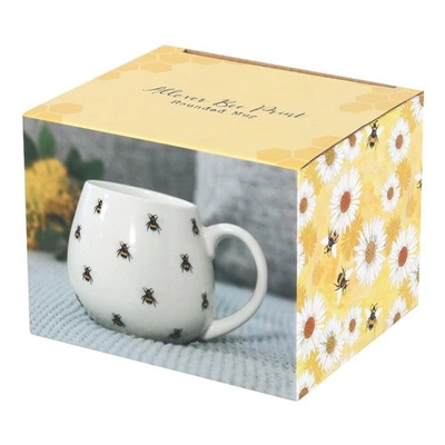 Bee Print Rounded Mug Bee Print Rounded Mug