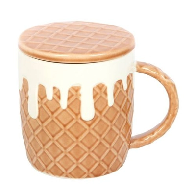 Waffle Mug and Coaster Set Waffle Mug and Coaster Set