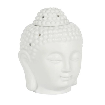 White Buddha Head Oil Burner White Buddha Head Oil Burner