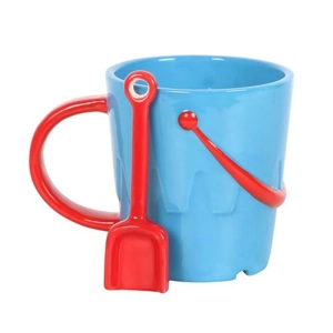 Bucket Shaped Ceramic Mug wi..