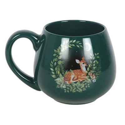 Green Fawn Rounded Mug Green Fawn Rounded Mug
