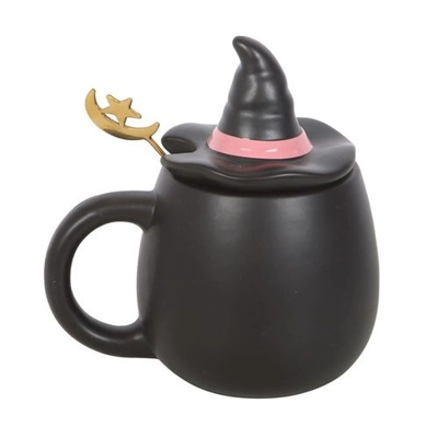 Good Witch Lidded Mug with Spoon