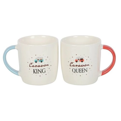 Caravan King and Caravan Queen Couples Mug Set Caravan King and Caravan Queen Couples Mug Set