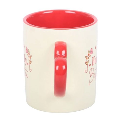 For My Best-Tea Mug with Heart Handle