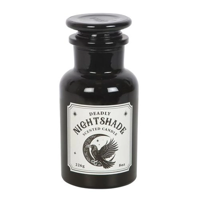 Mystic Raven Deadly Nightshade Apothecary Candle Mystic Raven Deadly Nightshade Apothecary Candle