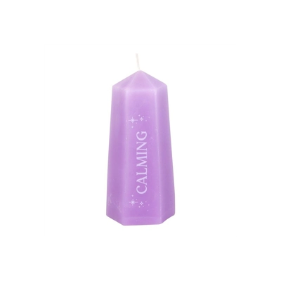 Calming Crystal Candle with Rough Amethyst Calming Crystal Candle with Rough Amethyst