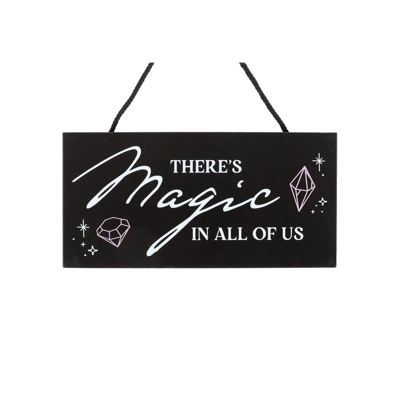 There's Magic in All of Us Witchy Hanging Sign There's Magic in All of Us Witchy Hanging Sign