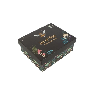 Set of 4 Dark Forest Mugs Set of 4 Dark Forest Mugs