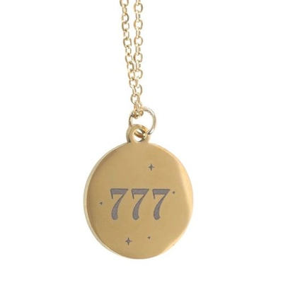 777 Angel Number Luck Necklace 777 Angel Number Luck Necklace