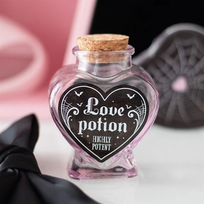 Love Potion Decorative Glass Heart Potion Bottle Love Potion Decorative Glass Heart Potion Bottle