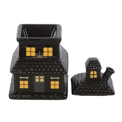 Black Haunted House Oil Burner and Wax Warmer Black Haunted House Oil Burner and Wax Warmer
