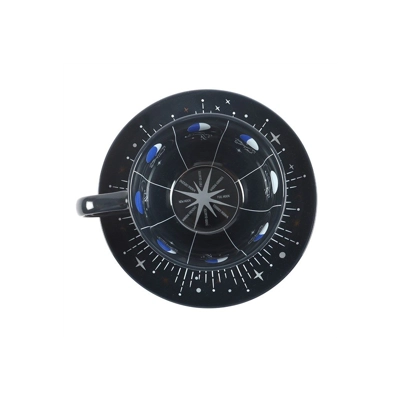 Blue Moon Phase Teacup and Saucer Blue Moon Phase Teacup and Saucer