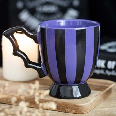 Purple Striped Bat Wing Teacup Purple Striped Bat Wing Teacup