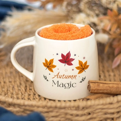 Autumn Magic Mug and Socks Set Autumn Magic Mug and Socks Set