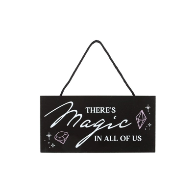 There's Magic in All of Us Witchy Hanging Sign There's Magic in All of Us Witchy Hanging Sign