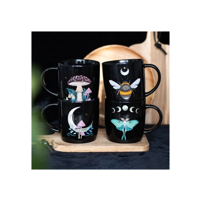 Set of 4 Dark Forest Mugs Set of 4 Dark Forest Mugs