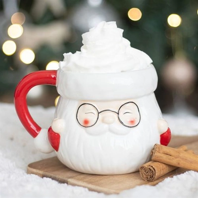 Santa Claus Shaped Mug Santa Claus Shaped Mug