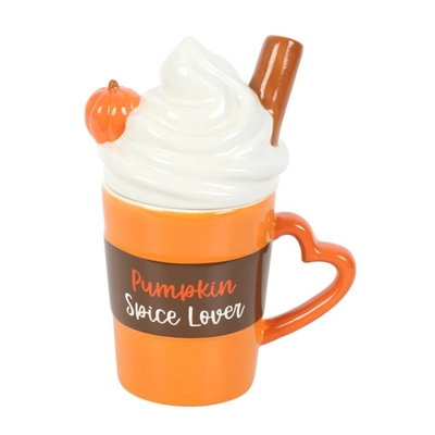 Pumpkin Spice Latte Shaped Lidded Mug Pumpkin Spice Latte Shaped Lidded Mug