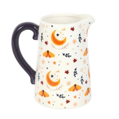 Autumn Magic Harvest Moon Print Ceramic Flower Jug Autumn Magic Harvest Moon Print Ceramic Flower Jug