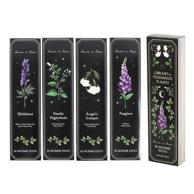 Set of 4 Poisonous Plants Incense Stick Packs Set of 4 Poisonous Plants Incense Stick Packs