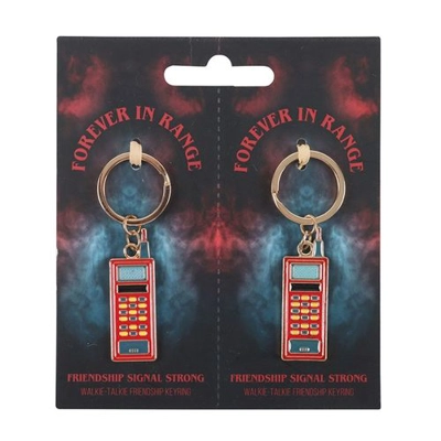 Set of 2 Friendship Walkie Talkie Keyrings