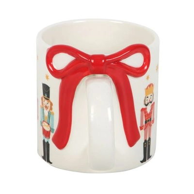Nutcracker Print Mug with Bow Nutcracker Print Mug with Bow