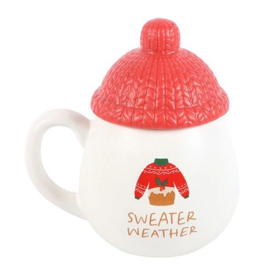 Sweater Weather Lidded Mug Sweater Weather Lidded Mug