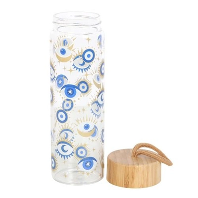 All Seeing Eye Reusable Glass Water Bottle All Seeing Eye Reusable Glass Water Bottle