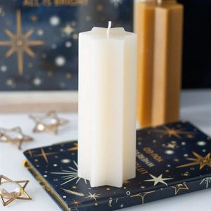 Cream Starry Night Star Shap..