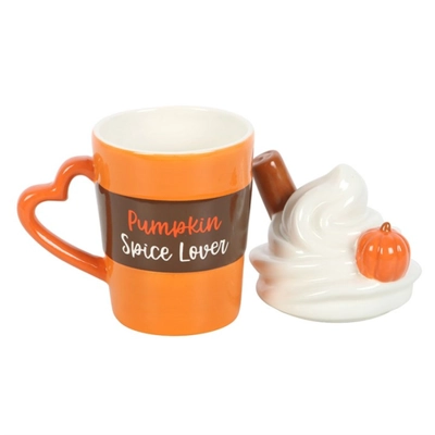 Pumpkin Spice Latte Shaped Lidded Mug Pumpkin Spice Latte Shaped Lidded Mug