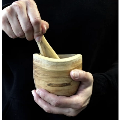 Ergo Teak Pestel & Mortar Small