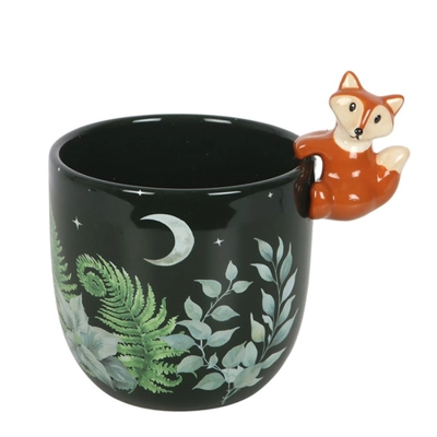 Green Forest Plant Pot with Fox Green Forest Plant Pot with Fox