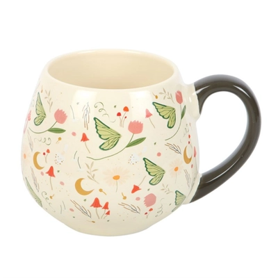 Fairy Folklore Print Rounded Mug Fairy Folklore Print Rounded Mug