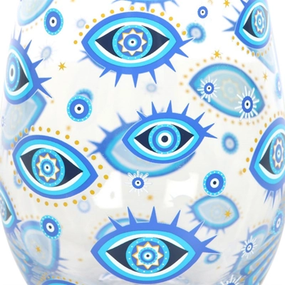 All Seeing Eye Print Stemless Glass All Seeing Eye Print Stemless Glass