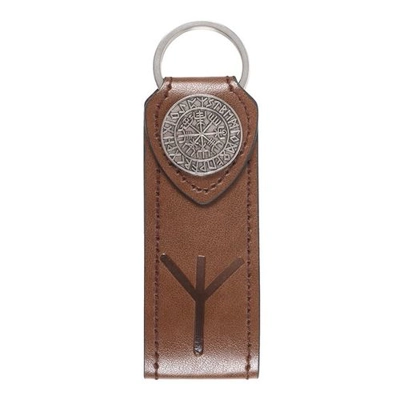 Protection Viking Rune Faux Leather Keyring Protection Viking Rune Faux Leather Keyring