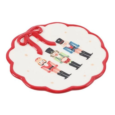 Nutcracker Trinket Dish with Bow Nutcracker Trinket Dish with Bow